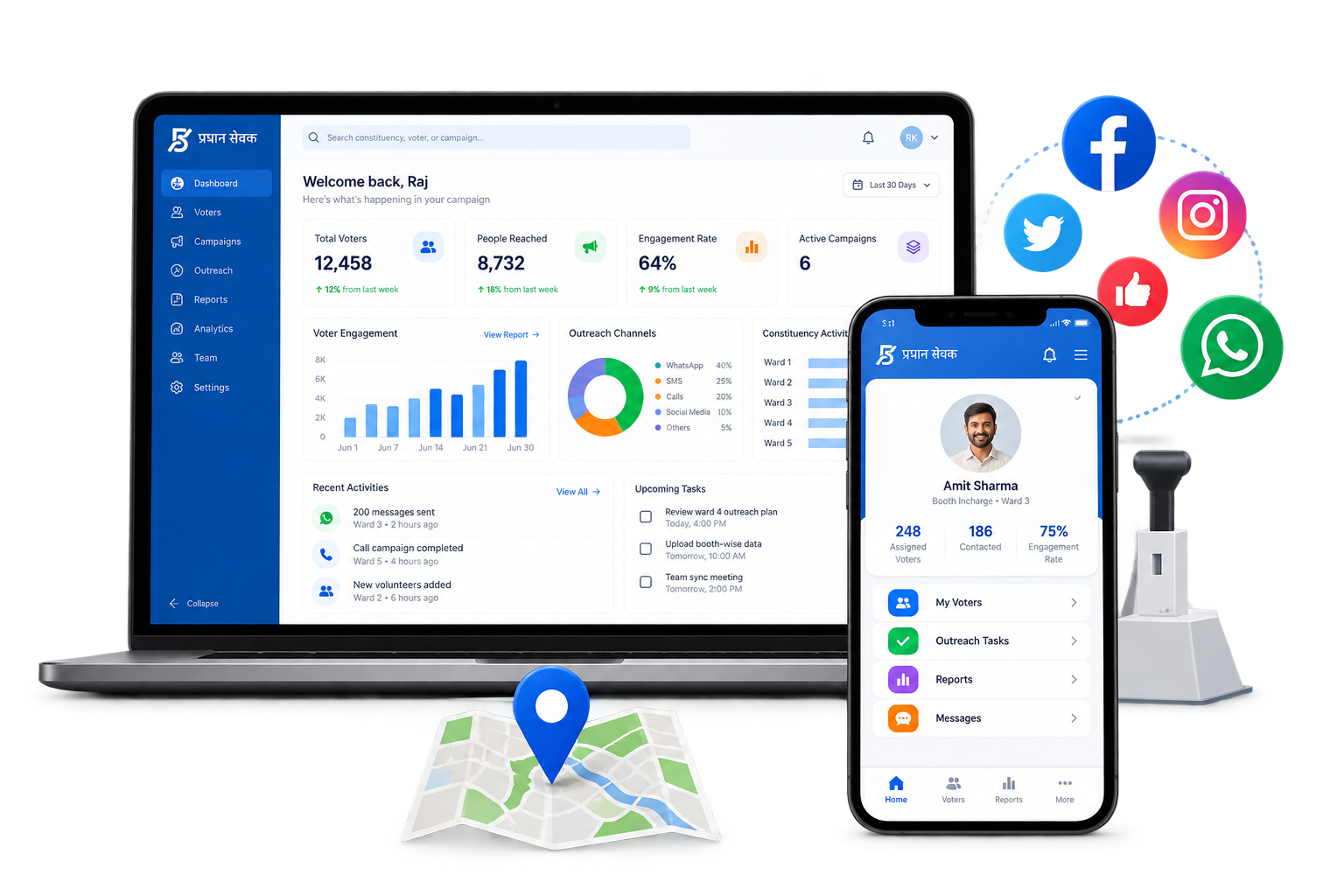 Election Management Software with Mobile App